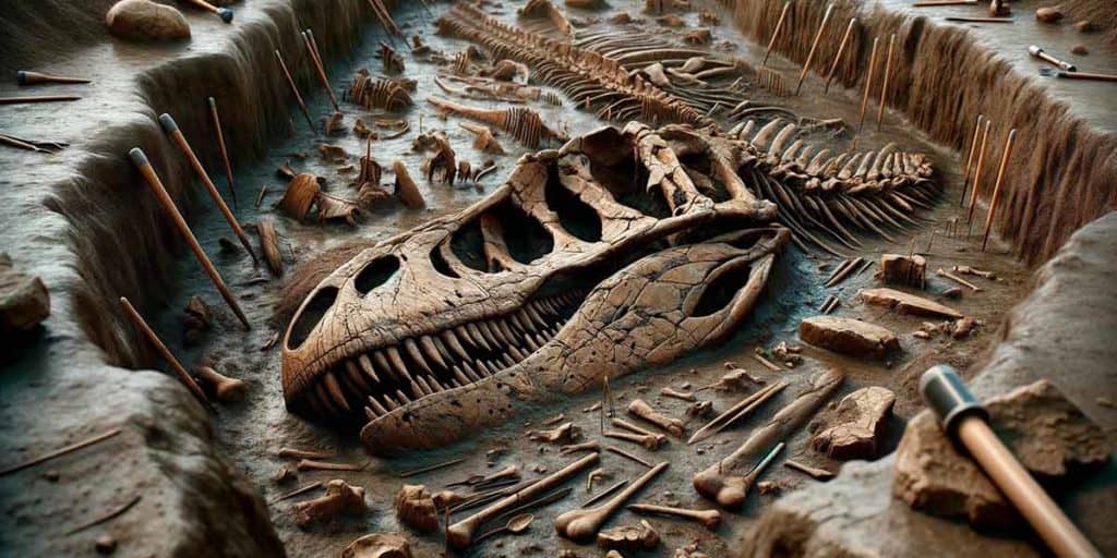 Fósiles de Dinosaurios Reales en España