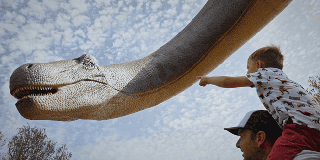 Más de 100 dinosaurios a tamaño real