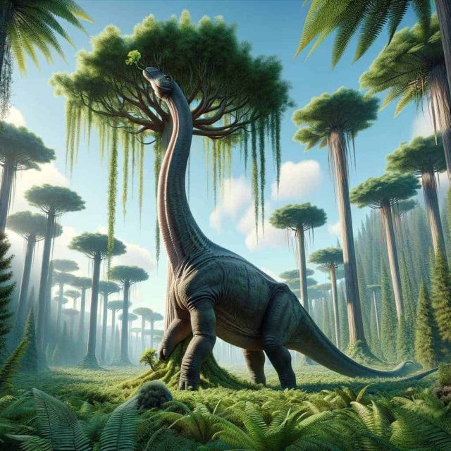 Dinosaurio Diplodocus